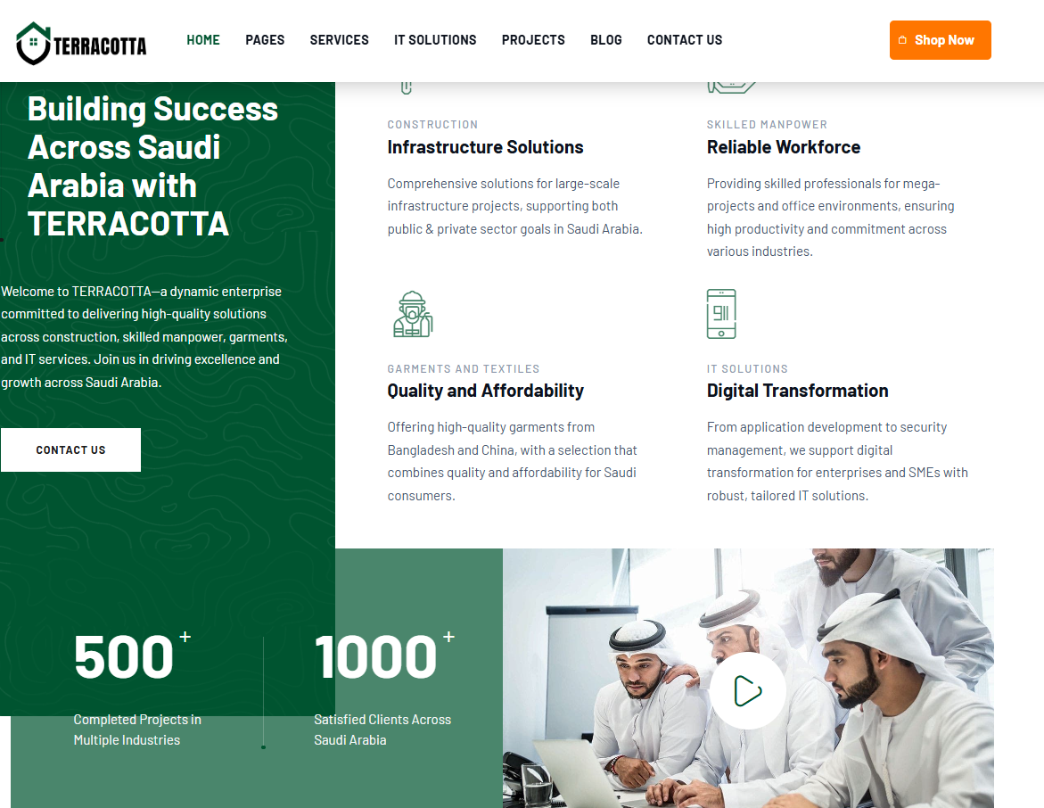 TerracottaKSA — Corporate & IT Solutions Platform 1